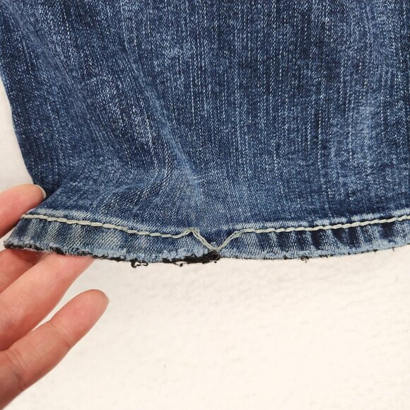 Silver Jeans Womens 29x33 Blue Suki Bootcut Stretch Dark Wash Low Rise Denim - Picture 12 of 15